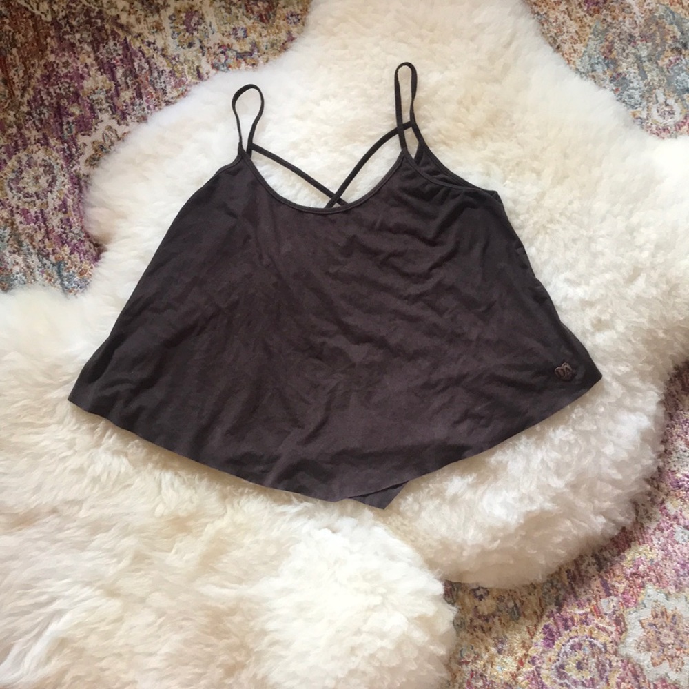 suede top from double agent